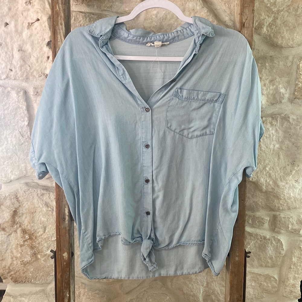 Chambray top